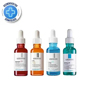 Kit Completo Serums Retinol B3, Pure Vitamin C, Hyalu B5, Effaclar la roche posay Ecuador